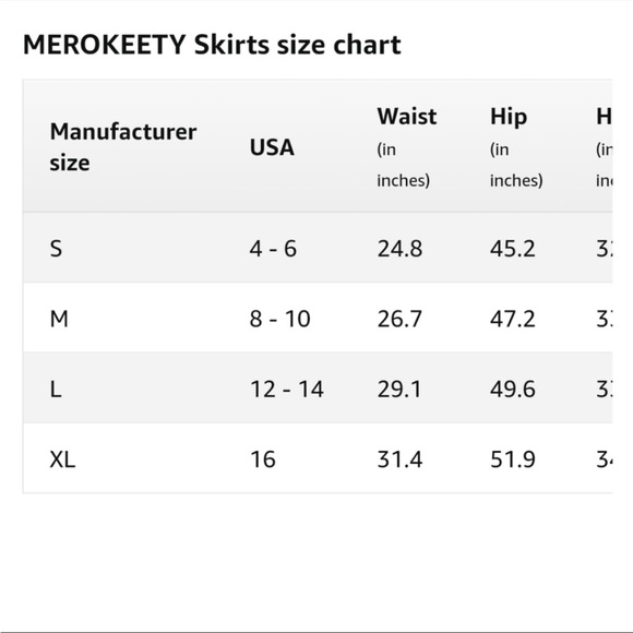 NWT Merokeety skirt (size M) - Picture 3 of 9